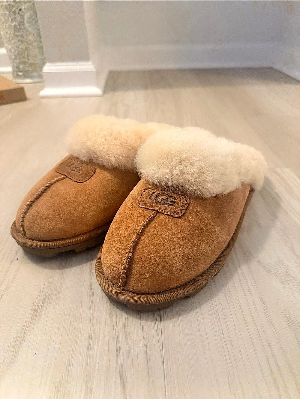 UGG Disquette Slipper Brown & Cream